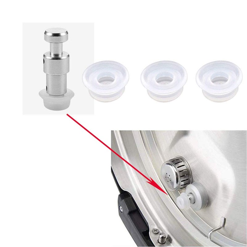 Garkup Replacement Float Valve Gaskets for Instant & Pressure Cooker Sealing Caps - Image 4